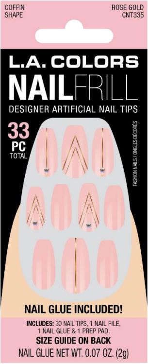 Buy LA Colors Lavish Nails Luxe Finish Nail Tip Kit Wild Rush online